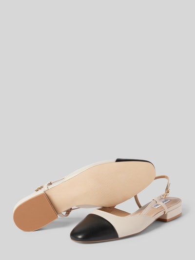 Steve Madden Slingbacks met contrastgarnering, model 'BELINDA' Ecru - 4