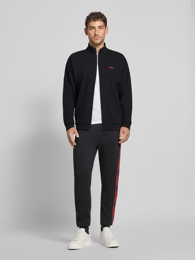 HUGO Regular Fit Sweatjacke aus Baumwoll-Mix Modell 'AUSTIN' Black 1