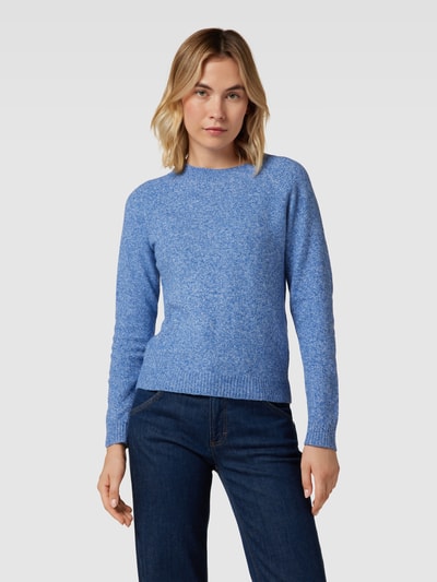 Vero Moda Strickpullover mit Rundhalsausschnitt Modell 'DOFFY' Royal Melange 4