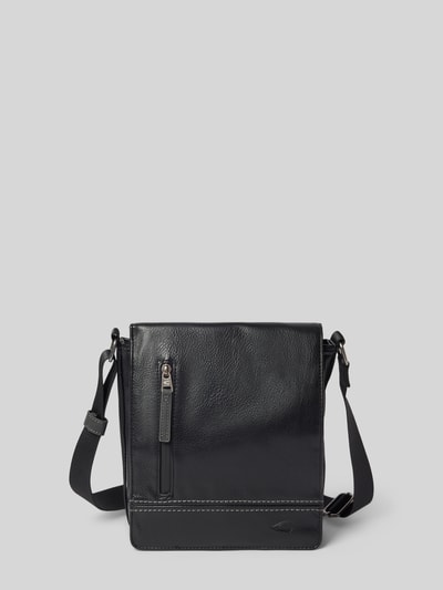 camel active Crossbody Bag mit Label-Prägung Modell 'TRACES' Black 1