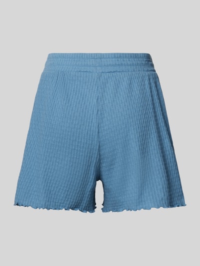 Jake*s Casual Spodnie od piżamy o kroju regular fit z fakturowanym wzorem Błękitny 3