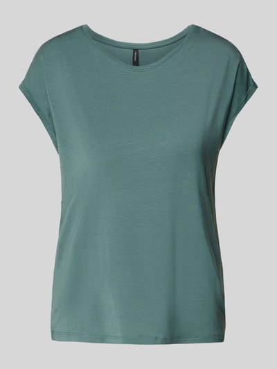 Vero Moda Regular Fit T-Shirt aus Lyocell-Mix Modell 'AVA' Ocean 2