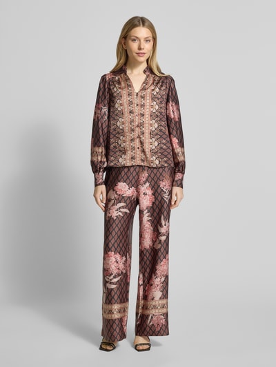 Neo Noir Overhemdblouse met knoopsluiting, model 'Massima' Zwart - 1