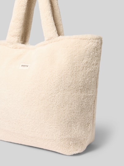 Barts Shopper mit Fleece-Oberfläche Modell 'Bugbane' Ecru 2
