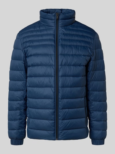 BOSS Orange Slim Fit Steppjacke mit Label-Patch Modell 'ODEN2' Rauchblau 2