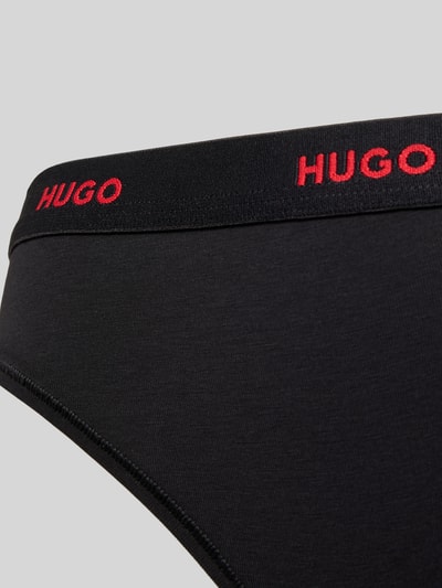 HUGO Slip aus Baumwoll-Mix Modell 'HUGO ID BRIEF' Black 2