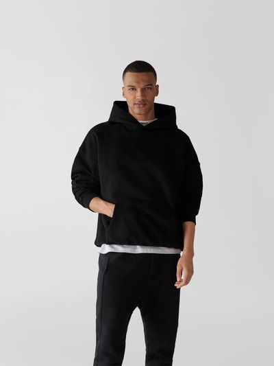 Preach Oversized Hoodie mit Statement-Print Schwarz 4