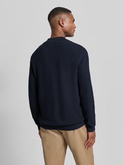 Lindbergh Strickjacke mit Knopfleiste Dunkelblau 5