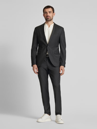 Cinque Slim Fit 2-Knopf-Sakko mit Schurwoll-Anteil Modell 'Castello' Black 1