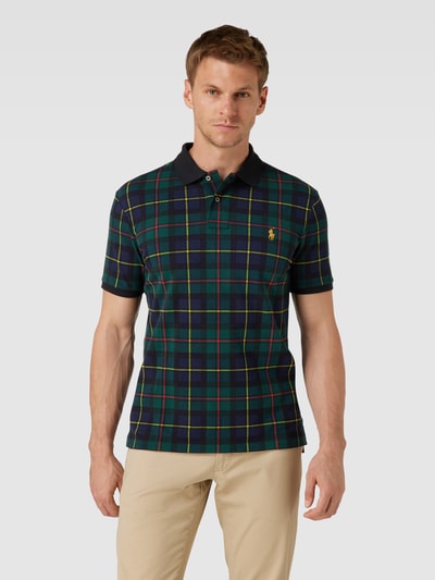 Herren Polo Mit Bunt Kariertem Muster