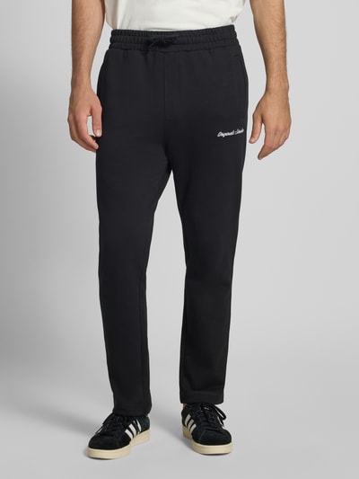 Jack & Jones Sweatpants mit elastischem Bund Modell 'KANE' Black 4