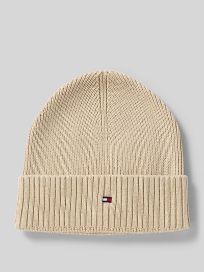 Tommy Hilfiger Beanie aus Baumwoll-Kaschmir-Mix  Beige 1