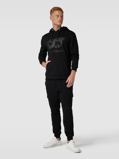 AlphaTauri Hoodie mit Label-Print Modell 'SHERO' Black 1