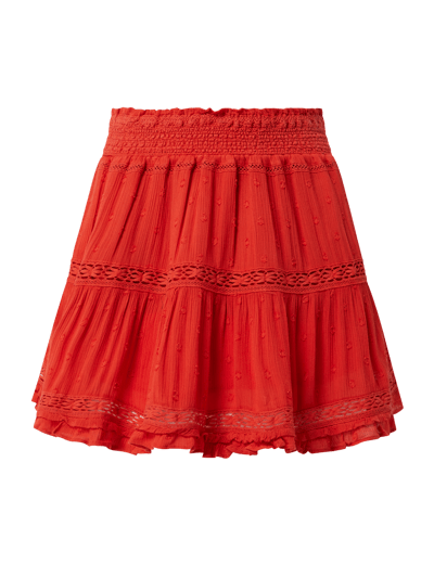 Superdry Minirok van viscose  Rood - 2