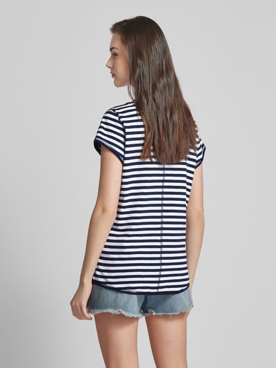 Esprit T-Shirt mit Streifenmuster Marine 5