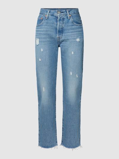 Levi's® Straight Fit Jeans im Used-Look Jeansblau 2