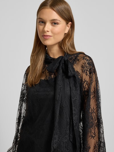 Christian Berg Woman Selection Blusenshirt mit Schleifen-Detail Black 3