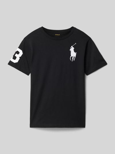 Polo Ralph Lauren Teens T-Shirt mit Label-Stitching Black 1