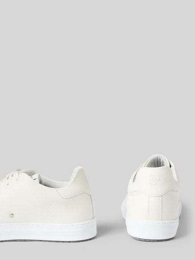 ROY ROBSON Sneaker aus Rindsnappa mit Logo-Prägung Weiss 2