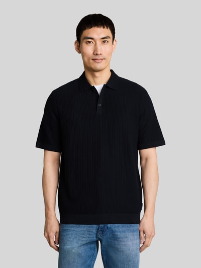 Tom Tailor Koszulka polo z czystej bawełny o kroju regular fit Granatowy 4