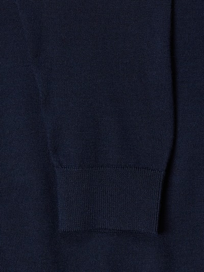 SELECTED HOMME Pullover met merinowol, model 'Town' Donkerblauw - 4