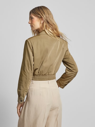 Mango Jacke mit Pattentaschen Modell 'INSECT' Khaki 5