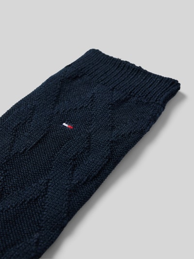 Tommy Hilfiger Skarpety z detalem z logo Ciemnoniebieski 2