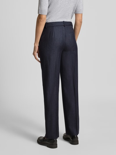 BOSS Regular Fit Stoffhose aus reiner Schurwolle Modell 'TILDA9' Marine 5