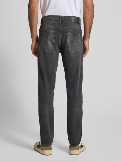 BOSS Orange Slim Fit Jeans aus Baumwoll-Mix Modell 'DELAWARE' Anthrazit 5