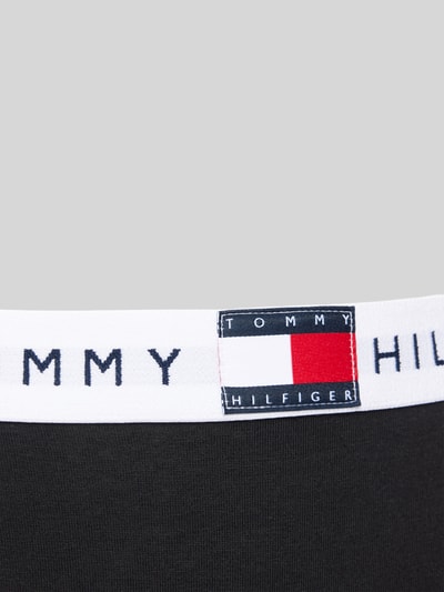 TOMMY HILFIGER String aus Baumwoll-Mix mit elastischem Label-Bund Modell 'HERITAGE' Black 2