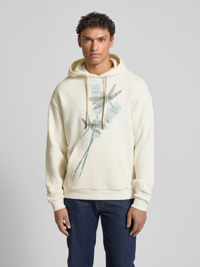 Emporio Armani Hoodie mit Motiv-Stitching Offwhite 4