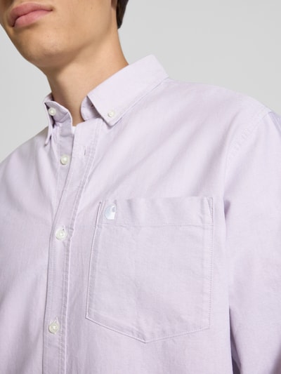 Carhartt Work In Progress Regular Fit Freizeithemd mit Button-Down-Kragen Altrosa 3