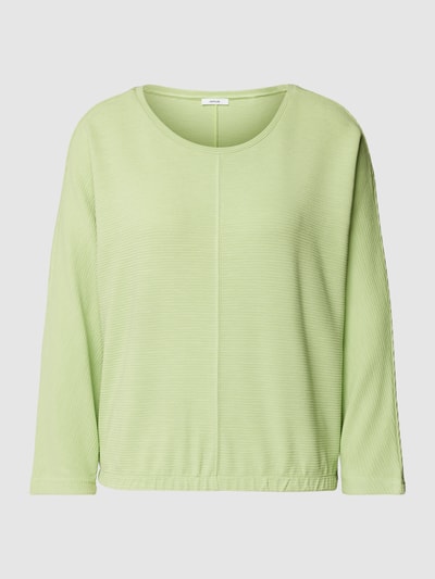 OPUS Sweatshirt met elastische band, model 'Suzzina' Lichtgroen - 2