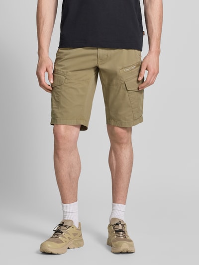 PME Legend Tapered Fit Cargo Bermudas mit Pattentaschen Modell 'Nordrop' Beige 4