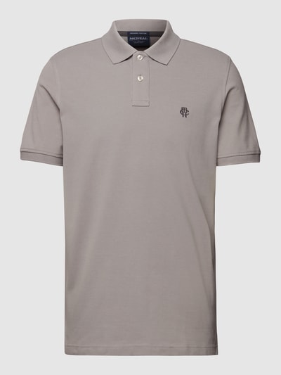 MCNEAL Poloshirt met merkstitching Middengrijs - 2