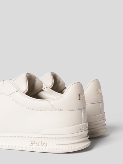 Polo Ralph Lauren Sneaker aus Leder mit Logo-Prägung Hellgrau 3