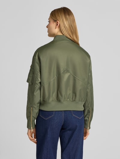 Original Bombers Bomberjacke mit Zweiwege-Reißverschluss Khaki 5