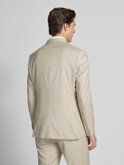 MCNEAL Slim Fit Sakko mit Pattentaschen Beige 5