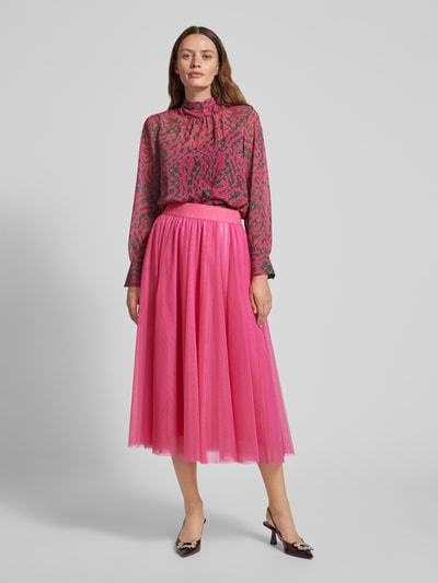 JOOP! Blouse met opstaande kraag Fuchsia - 1