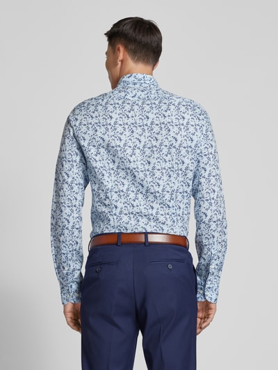 Tommy Hilfiger Tailored Business-Hemd mit floralem Muster Bleu 5