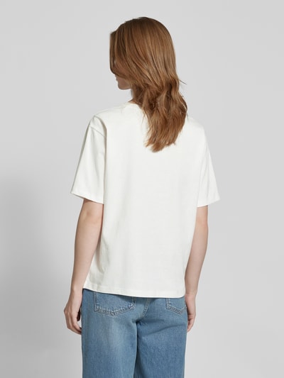 Jake*s Casual T-Shirt mit Motiv-Print Offwhite 5