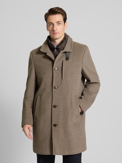 Roy Robson Krótki płaszcz z efektem 2 w 1 Beżowy 4