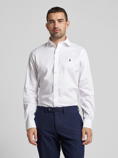 Polo Ralph Lauren Custom Fit Business-Hemd mit Kentkragen Weiss 4