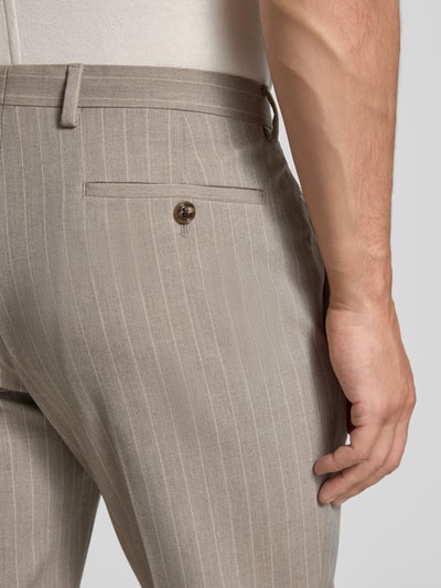 MCNEAL Anzughose mit Bügelfalten und Gesäßtaschen Beige 3