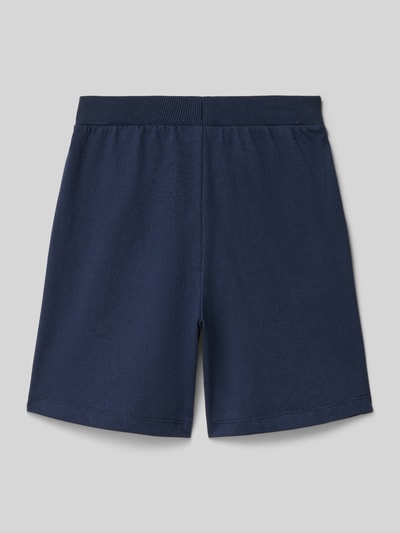 Produktfoto, Regular Fit Sweatshorts aus Baumwoll-Mix von s.Oliver RED LABEL in Dunkelblau, Optik: Unifarben, Materialverarbeitung: Sweat