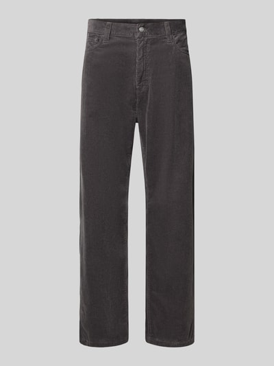 Carhartt Work In Progress Corduroy broek met steekzakken, model 'LANDON' Donkergrijs - 2