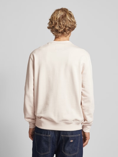 G-Star Raw Sweatshirt mit Label-Print Offwhite 5