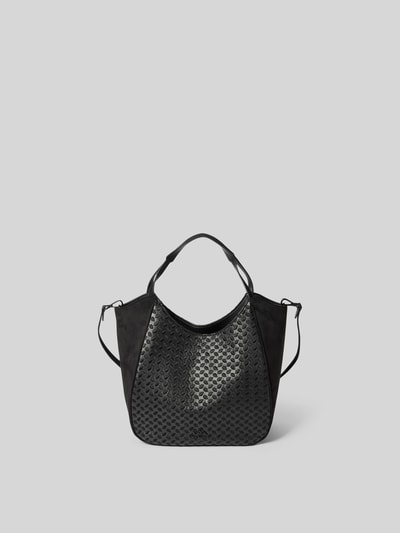 Lala Berlin Shopper mit Strukturmuster Black 2