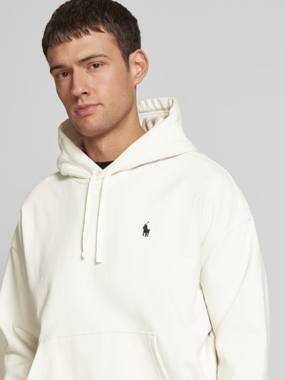 Polo Ralph Lauren Hoodie met logostitching Offwhite - 3