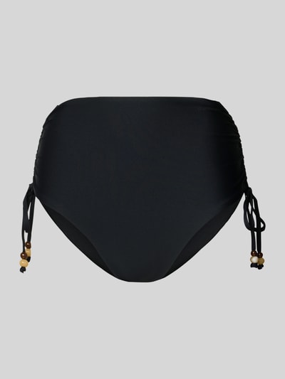 Produktfoto, Bikini Slip mit Zierperlen von Marc O'Polo, Optik: Unifarben, Applikation: Zierperlen, Label-Print, glatte Struktur